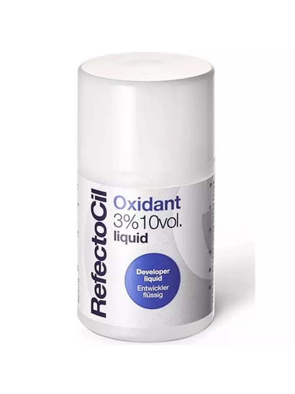 Окислитель 3% 10об. Жидкий проявитель для краски для бровей 100 мл, Refectocil
