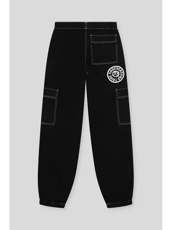 Джинсы на кулиске с карманами Republic of Denim