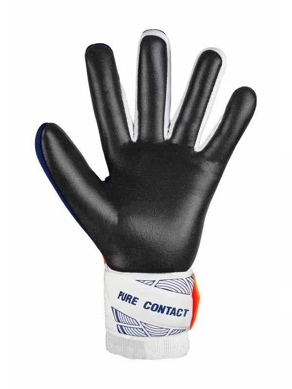 Перчатки вратарские Pure Contact Silver, застежка-липучка, мужские reusch, цвет Premium Blue