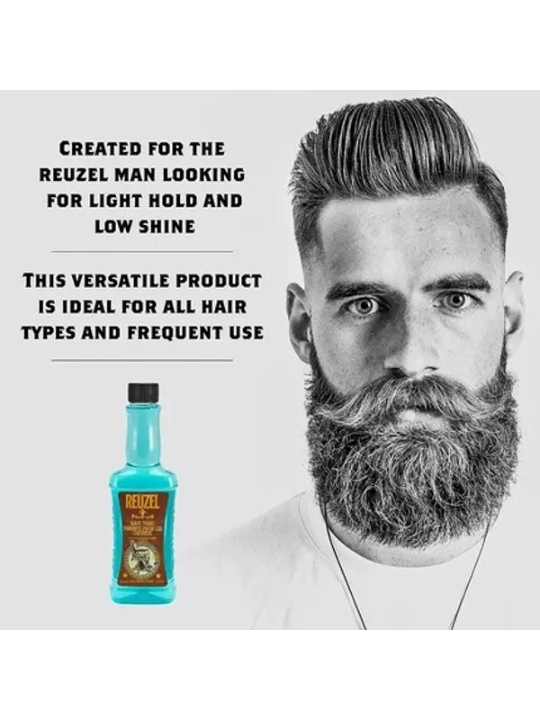 Тоник для волос, безмасляная формула, ностальгический аромат для парикмахерских, восстанавливает здоровый естественный блеск, 500 мл, Reuzel