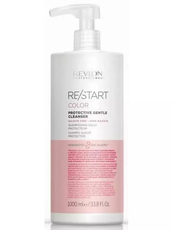 Пенка для умывания, защищающая цвет, 1000 мл REVLON RESTART, Revlon Professional