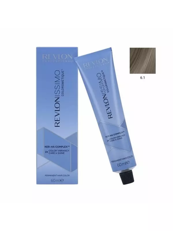 Профессиональная краска для волос 6.1, 60 мл REVLON REVLONISSIMO COLORSMETIQUE, Revlon Professional