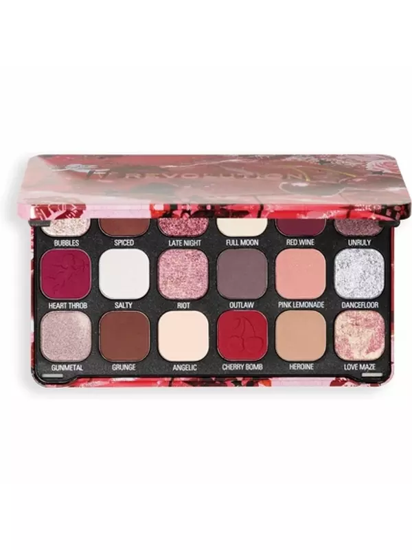 Палитра теней для век Forever Flawless 18 пигментированный макияж Revolution Beauty