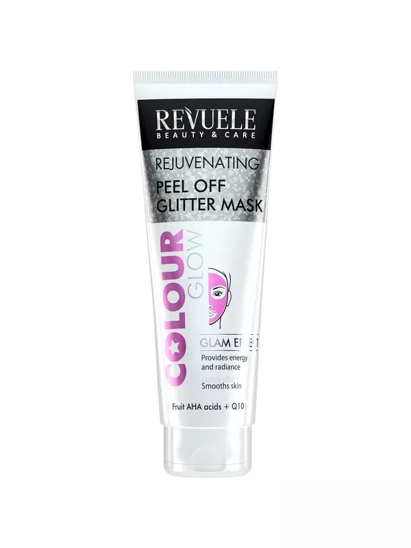 Разглаживающая маска-пленка для лица, 80 мл Revuele Colour glow glam effect