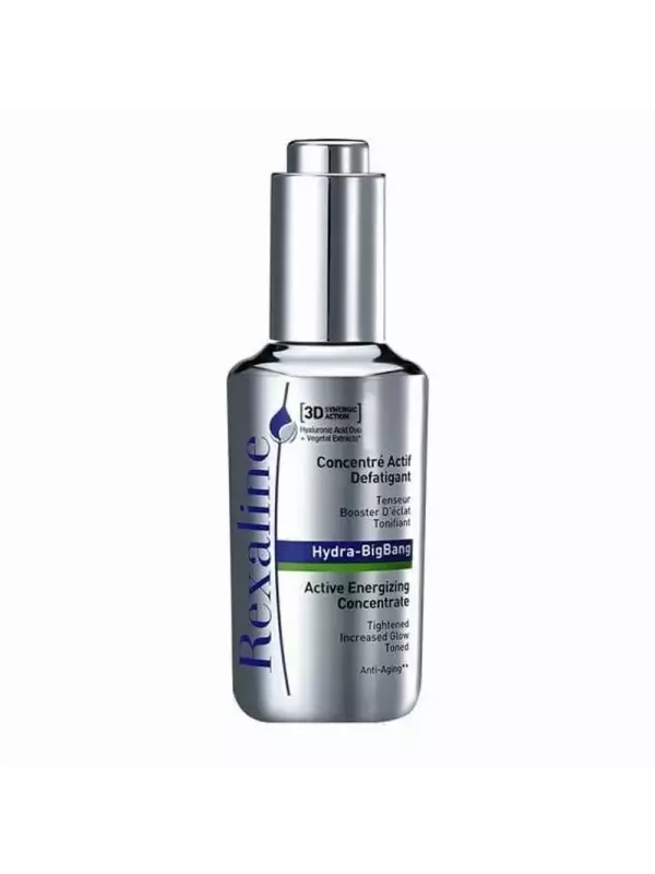 Активный энергетический концентрат активная бодрящая сыворотка для лица 30мл Rexaline 3d Hydra-Bigbang