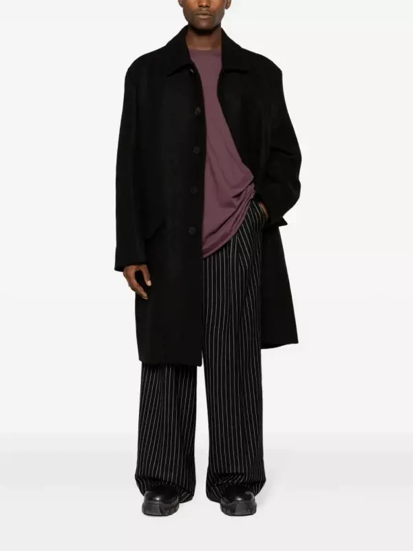 Однобортное пальто Jumbo из вирджинской шерсти Rick Owens, коричневый