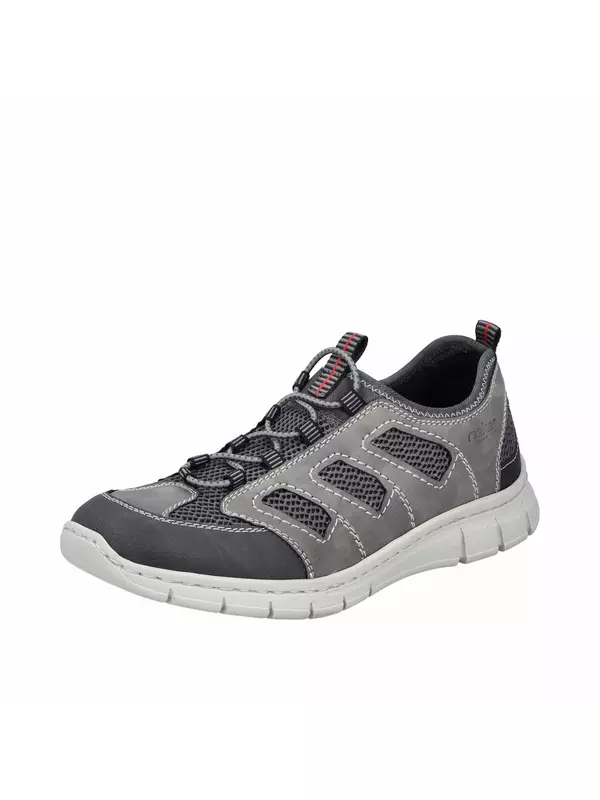 Тапочки Rieker, цвет Stone/Dark grey