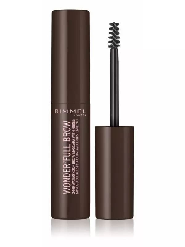 Тушь для бровей водостойкая Rimmel Wonder'Full Brow, оттенок 003 Dark 4.5 мл