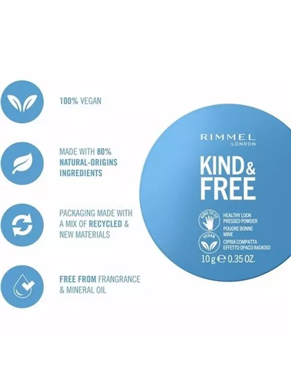 London Kind & Free Пудра 001 Полупрозрачная 10G, Rimmel