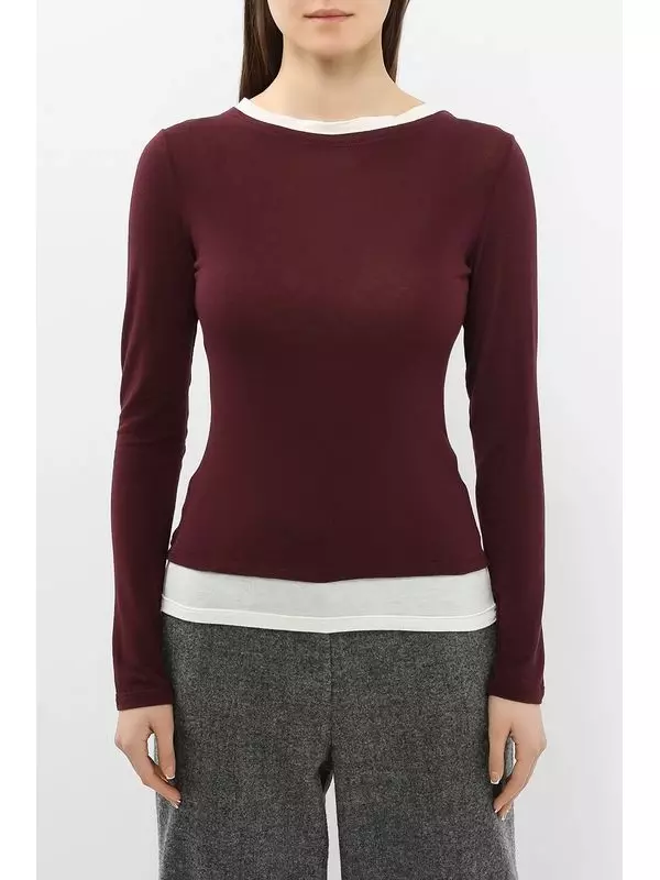 Лонгслив с эффектом многослойности Rinascimento