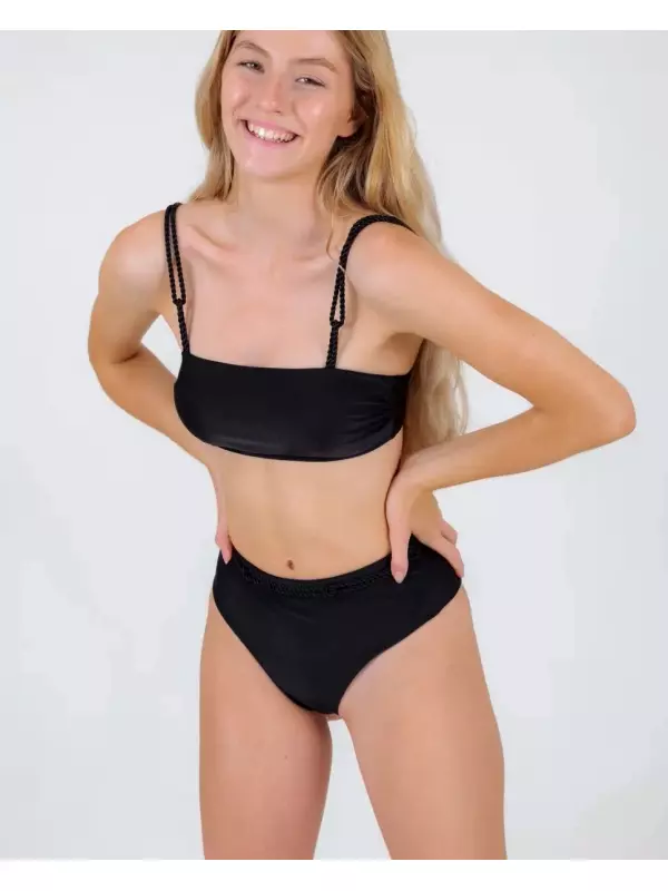 Однотонные плавки бикини-кюлоты Río de Sol, черный
