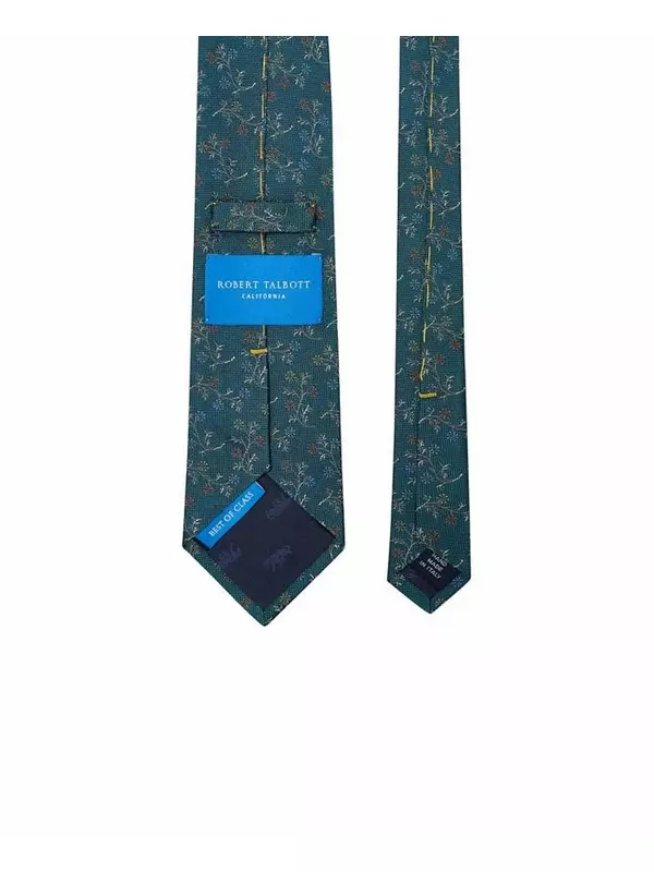Роберт Галстук Floral Vine Best of Class Robert Talbott, зеленый