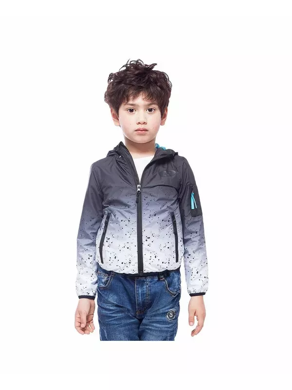 Легкая ветровка с капюшоном для маленьких и больших мальчиков Rokka&Rolla