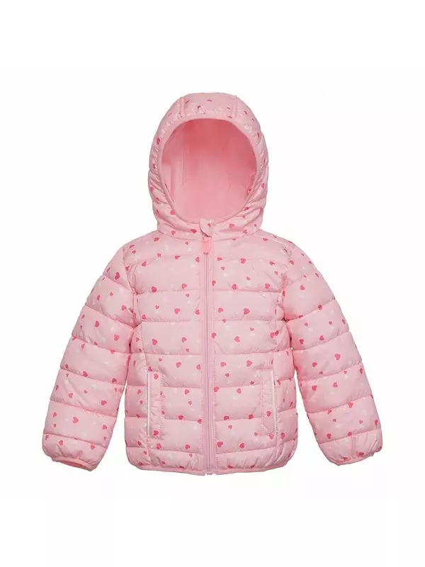 Легкая пуховик Rokka&rolla для девочек-подростков Rokka&Rolla, цвет Pink Hearts