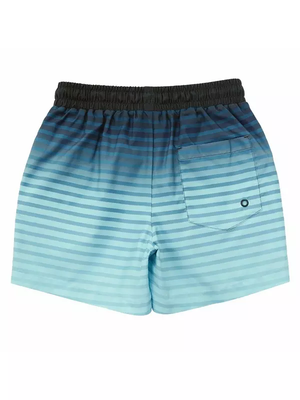 Плавки для мальчиков на компрессионной подкладке Upf 50+ Rokka&Rolla, цвет Blue Stripe