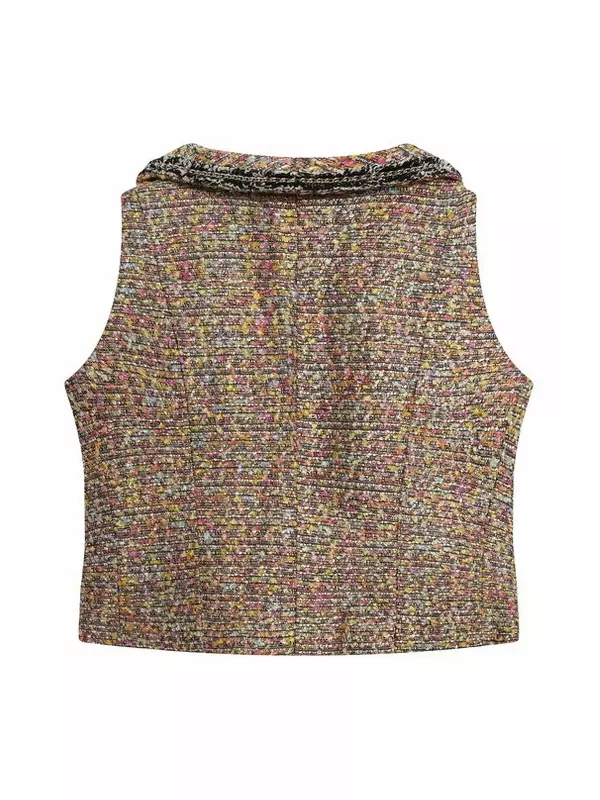 Жилет из вискозы и хлопка Roma E Toska