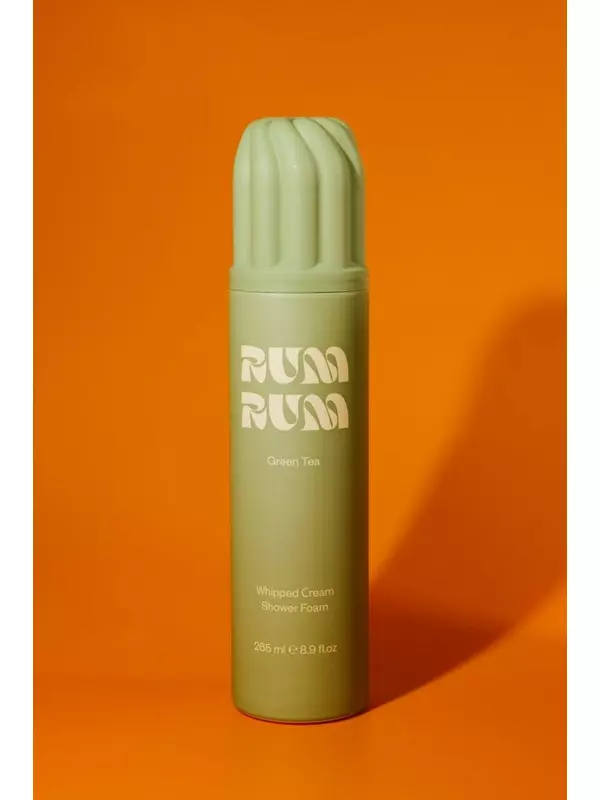 Пенка для душа-взбитые сливки Зеленый Чай RUMRUM Whipped Cream Shower Foam Green Tea 265ml
