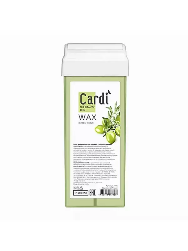 RUNAIL Воск для депиляции, зеленая олива / Cardi 100 мл
