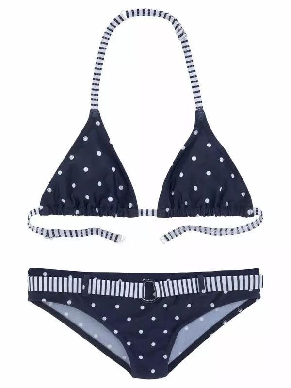 Бикини sOliver, цвет marine-weiß