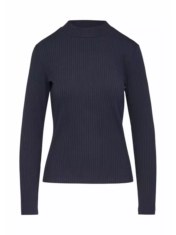 Лонгслив s.Oliver Shirt, ночной синий