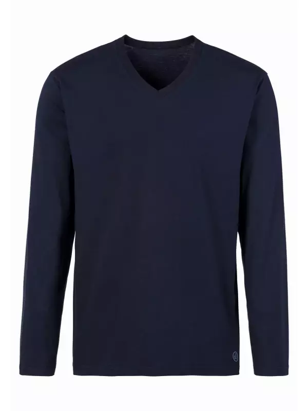 Пижама S.Oliver (2 шт., 1 шт.), с брюками в клетку, темно-синий