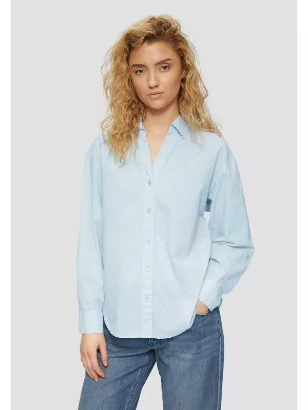 Блузка на пуговицах s.Oliver, светло-голубой