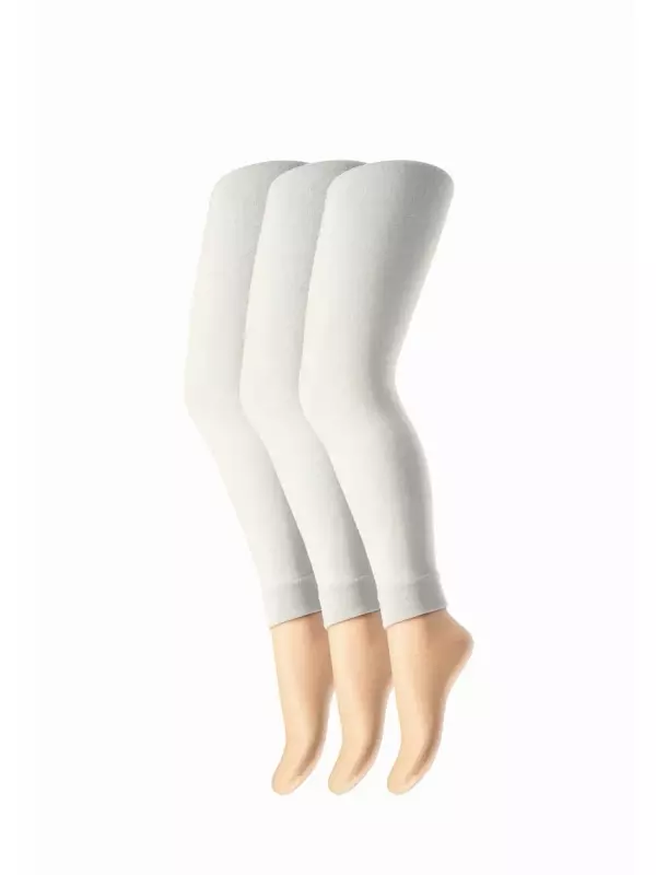 Колготки S.Oliver Леггинсы, 3 шт., кремовый