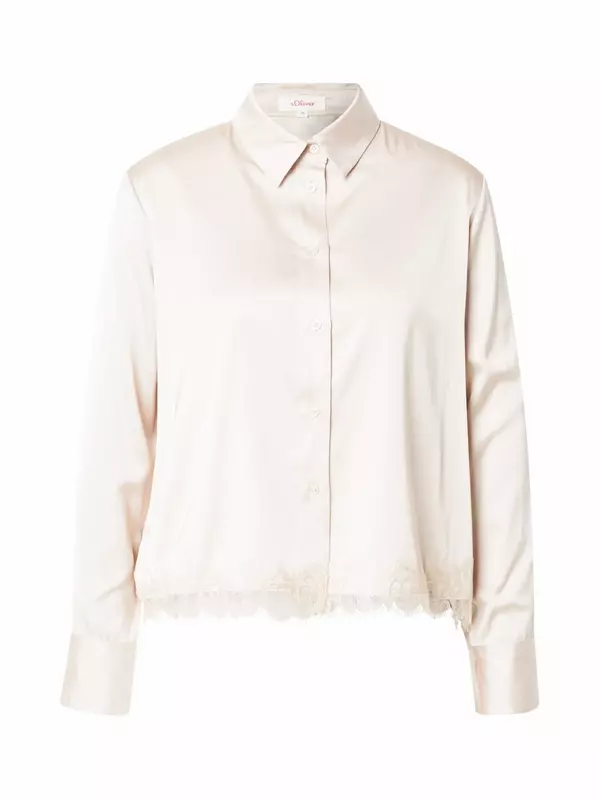 Блузка s.Oliver, бежевый