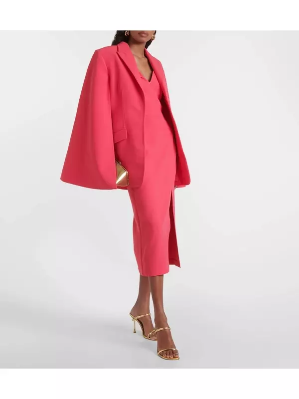 Блейзер hadley с накидкой Safiyaa, розовый