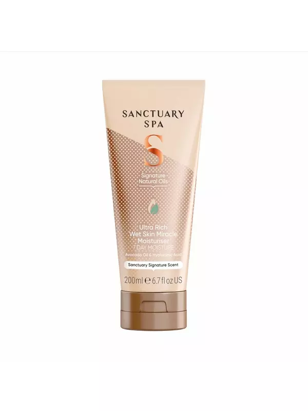 Sanctuary Spa Sinature Natural Oils Ultra Rich Wet Skin Miracle Moisturiser увлажняющий лосьон для тела, 200 мл