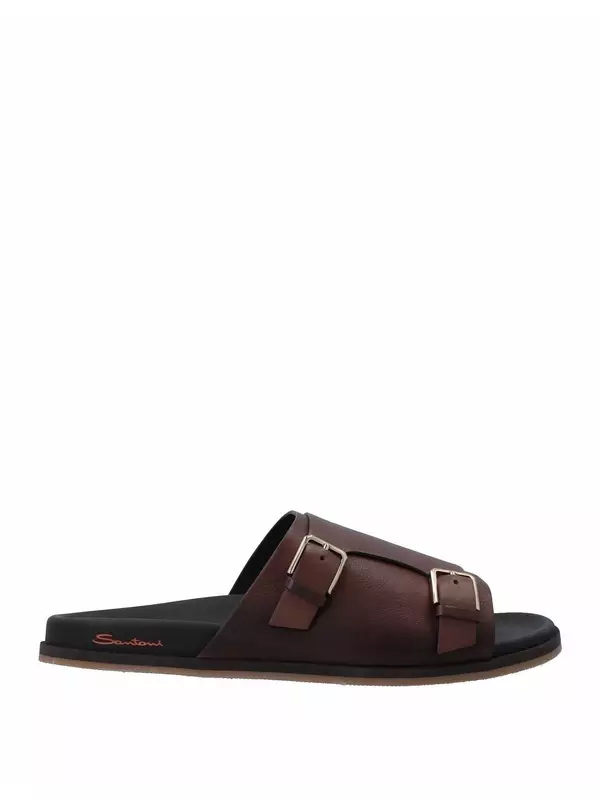 Сандалии Santoni, шоколадный