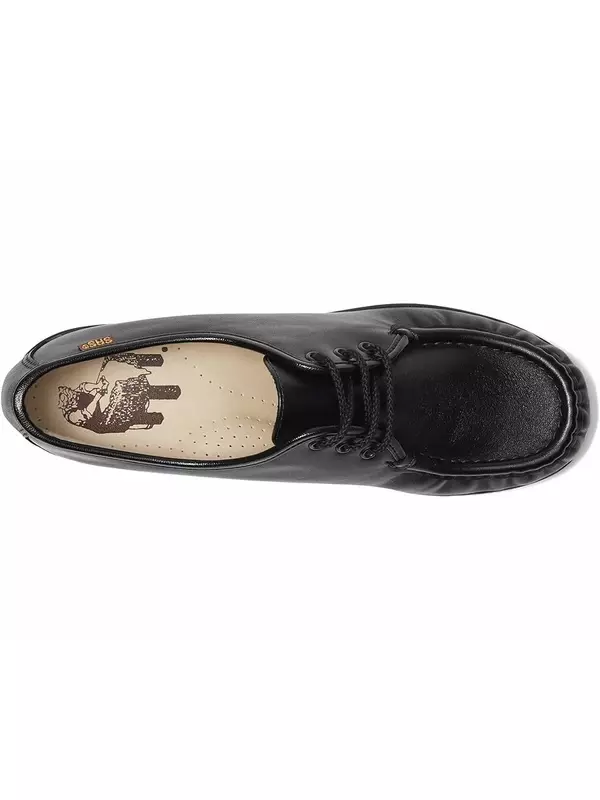 Оксфорды SAS Bounce Lace Up Comfort Moc, черный
