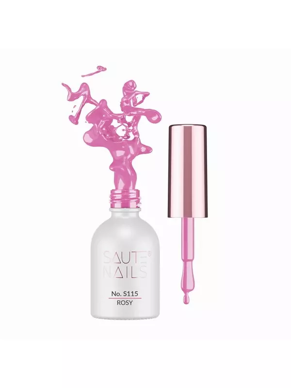 Гибридный лак для ногтей SAUTE NAILS S115 ROSY - 8 мл