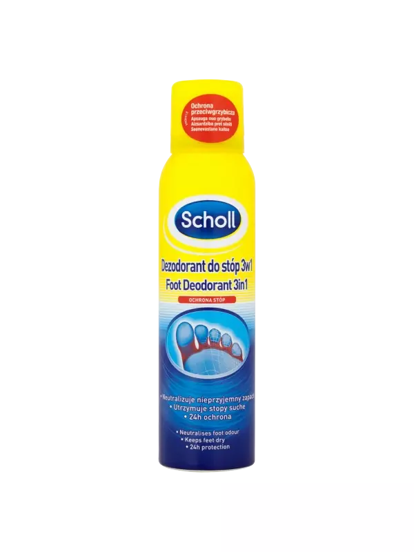 Scholl защитный дезодорант для ног, 150 мл