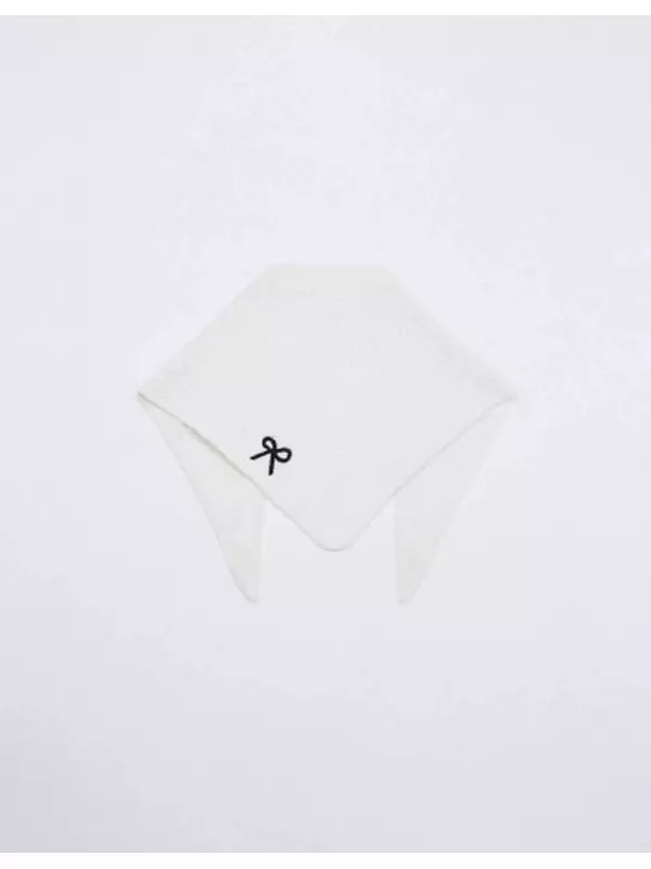 Вязаная косынка для девочек