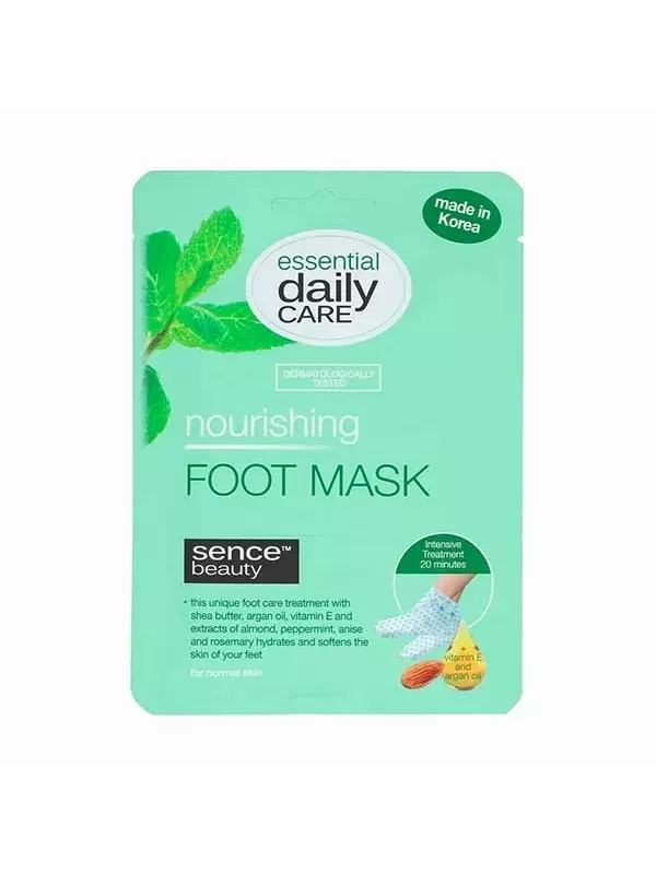 Питательная маска для ног Essential Daily Care Nourishing Foot Mask Sence Beauty, 18 g