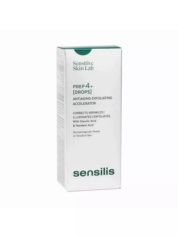 Скраб для лица Prep4+ drops acelerador exfoliante antiedad Sensilis, 30 мл.