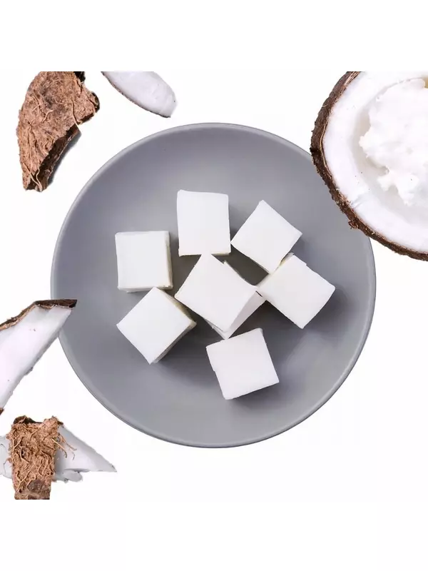 Мыльная основа с глицерином, кокосовым маслом, кокосовым маслом БЕЗ SLS, своими руками 1 кг SENZI COSMETICS