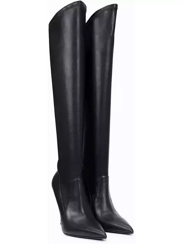 Ботфорты кожаные