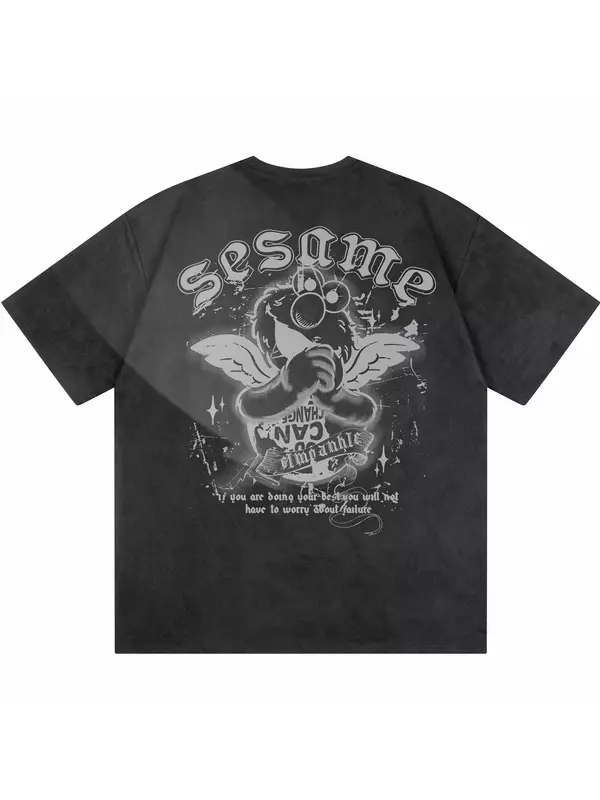 SESAME STREET Футболка унисекс «УЛИЦА СЕЗАМ», Цветок персика розовый