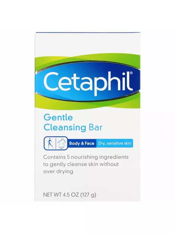 Cetaphil, мягкое очищающее средство, 127 г (4,5 унции)