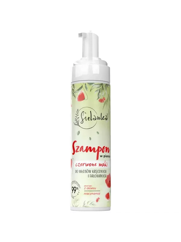 Шампунь-пенка для вьющихся и волнистых волос Sielanka Czerwone Maki, 200 мл