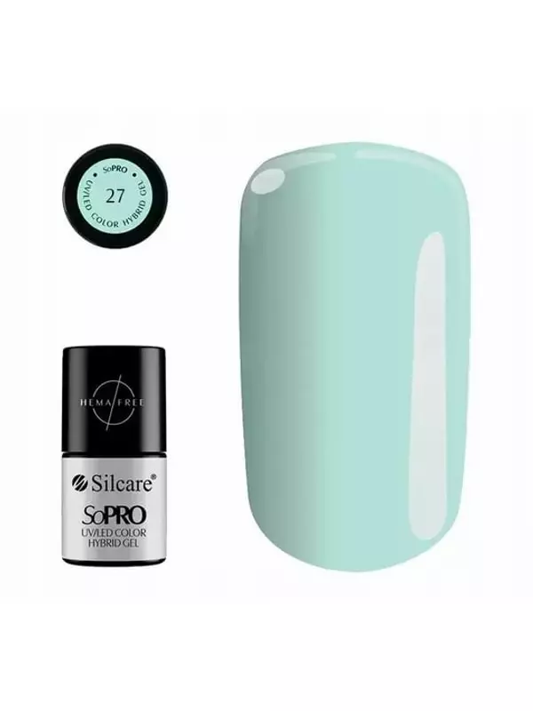 Гибридный гель Sopro, Гибридный лак 27, 7 г Silcare