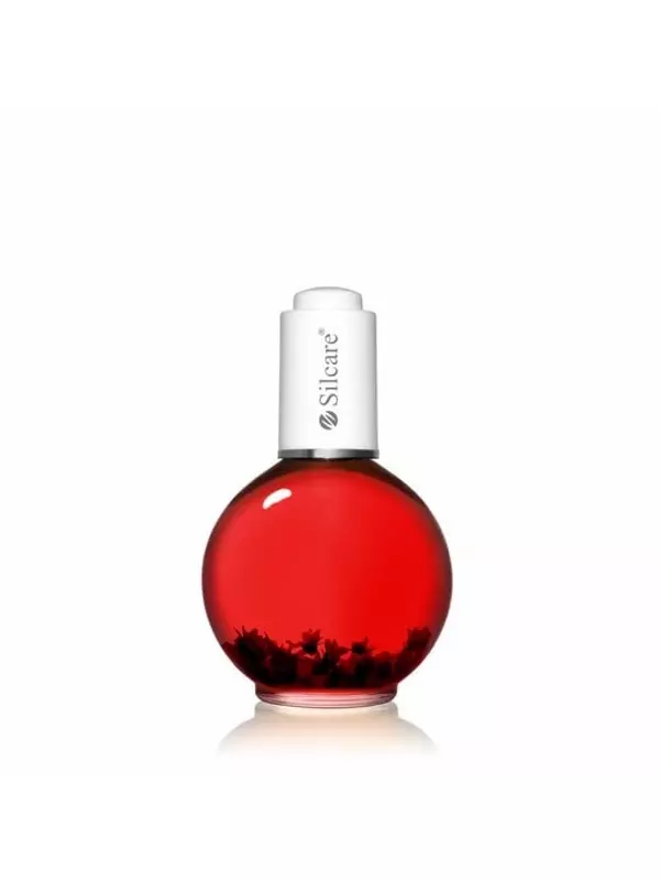 Масло для ногтей и кутикулы с цветами, Cherry Wine, 75 мл Silcare