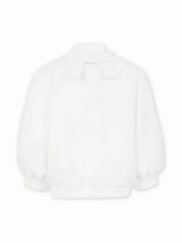 Бомбер с бантом Simonetta, белый