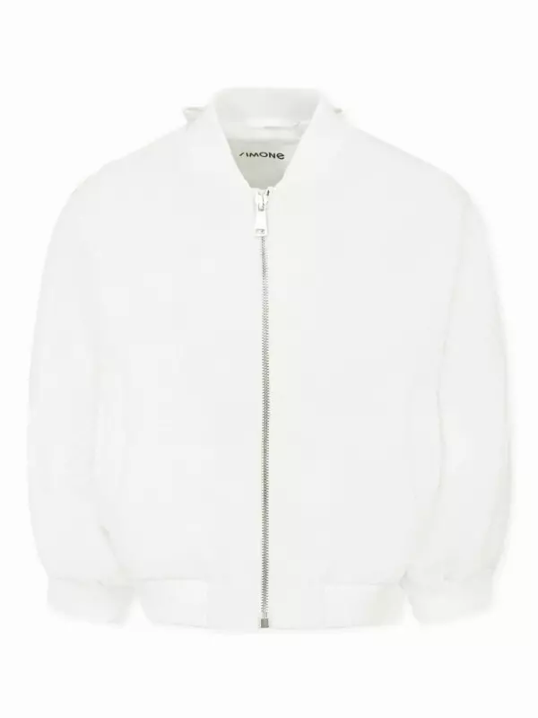 Бомбер с бантом Simonetta, белый