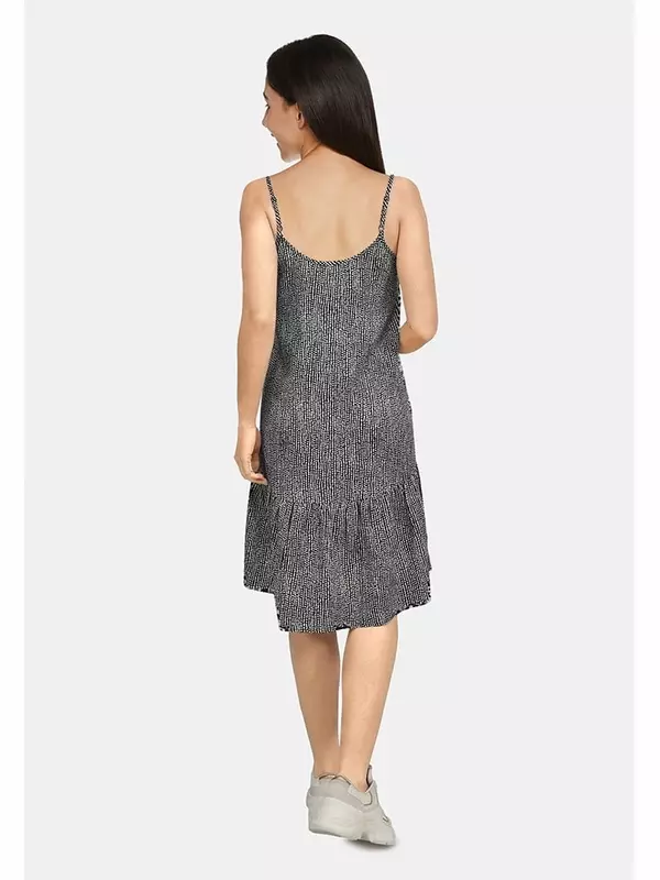 Платье до колена SisterS point, темно-синий/белый