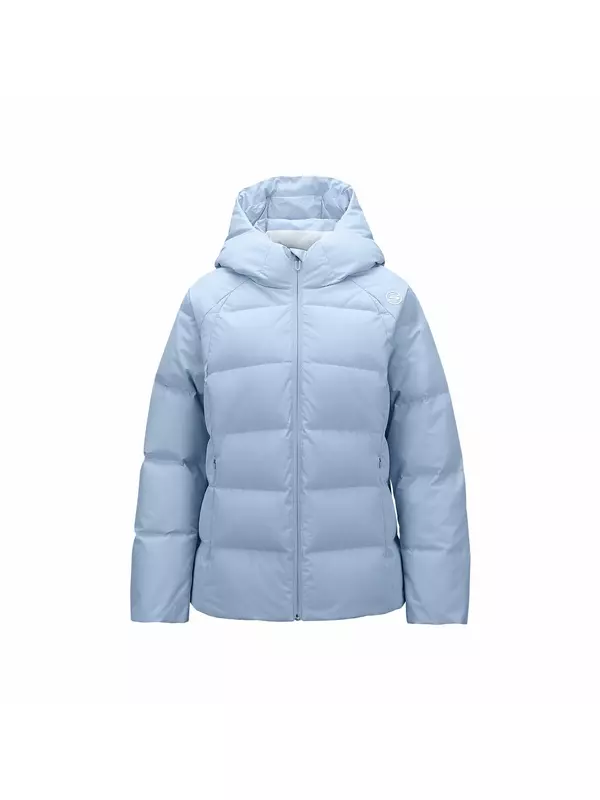 Skechers Женский пуховик светло-серо-голубой, Light Gray Blue