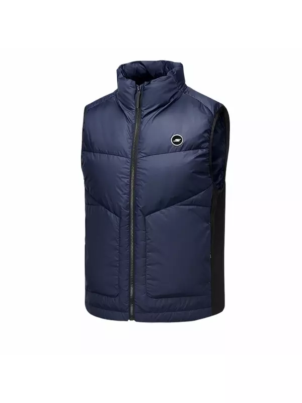 Skechers Женская пуховая жилетка синего цвета, Navy Blue