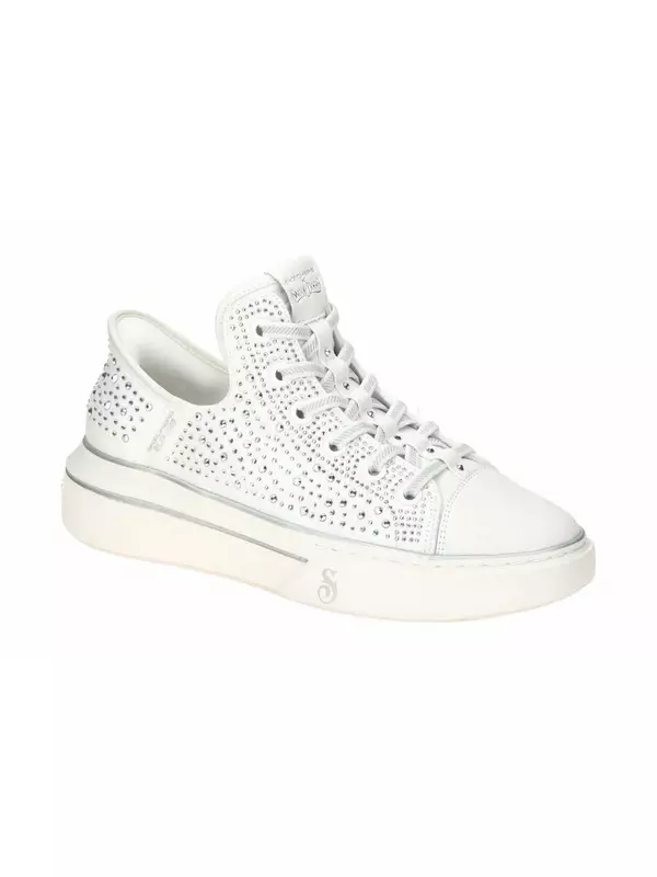 Кроссовки Skechers Snoop One женские белые SNOOP DOGG Strass 186005